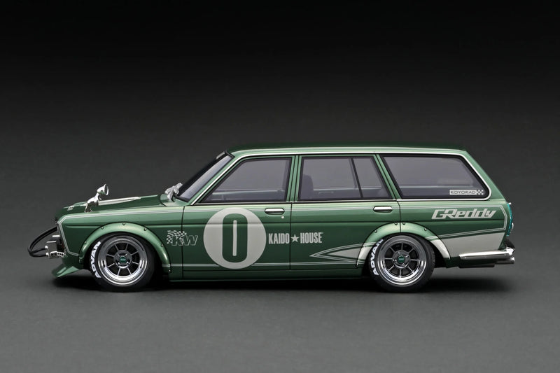 Ignition Model 1:18 Datsun Bluebird (510) Wagon Green Metallic with Ju