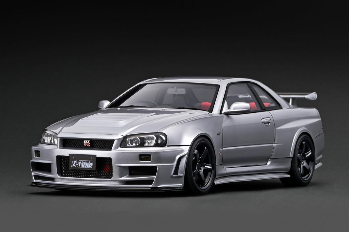 Ignition Model 1:18 Nissan Skyline (R34) GT-R Z-Tune in Silver