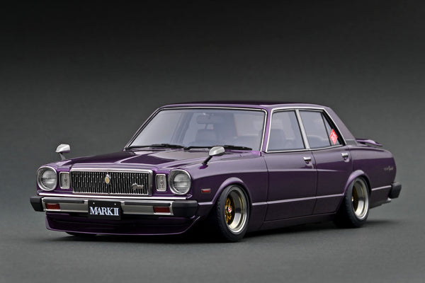 Ignition Model 1:18 Toyota Mark II Sedan Grande (MX41) in Purple Metallic