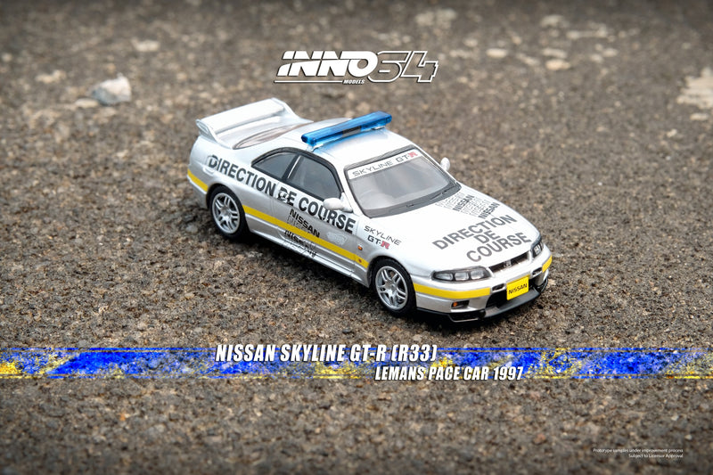 INNO64 1:64 Nissan Skyline GT-R (R33) 24 Hours Le Mans 1997 Official Pace Car