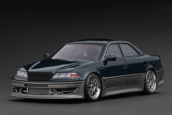 *PREORDER* Ignition Model 1:18 Toyota Mark-II (JZX100) VERTEX in Dark Green Metallic / Gun Metallic