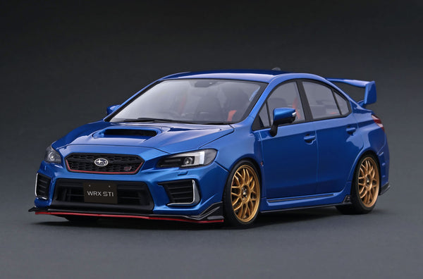 Ignition Model 1:18 Subaru WRX (CBA-VAB) STI in Blue Metallic