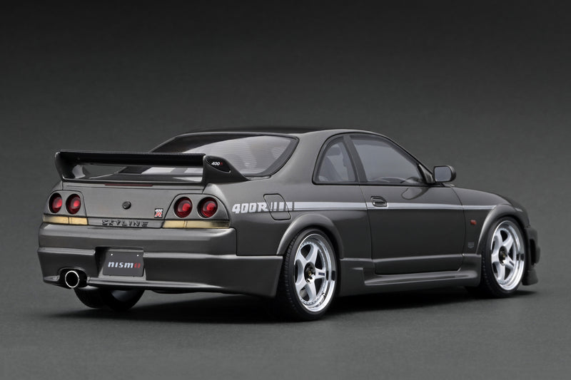 *PREORDER* Ignition Model 1:18 Nissan Skyline (R33) GT-R NISMO 400R in Dark Gray Metallic