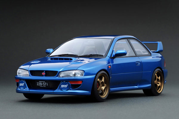 Ignition Model 1:18 SUBARU Impreza 22B-Sti Version (GC8) in Blue