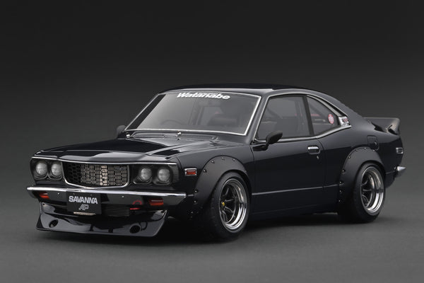 *PREORDER* Ignition Model 1:18 Mazda Savanna RX-3 (S124A) Semi Works in Black