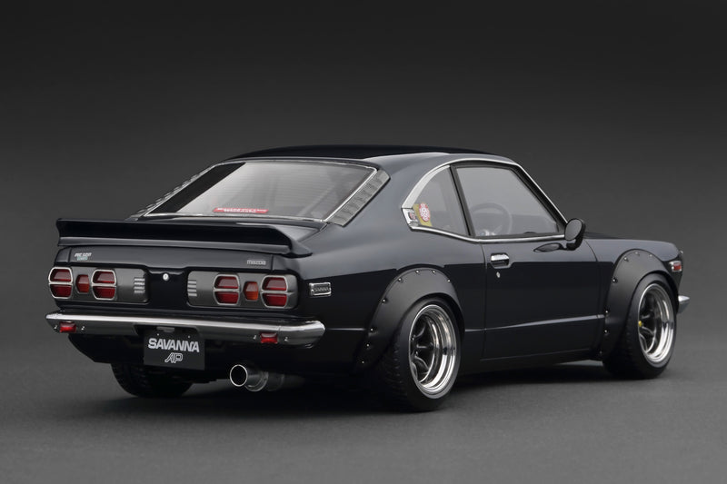 *PREORDER* Ignition Model 1:18 Mazda Savanna RX-3 (S124A) Semi Works in Black