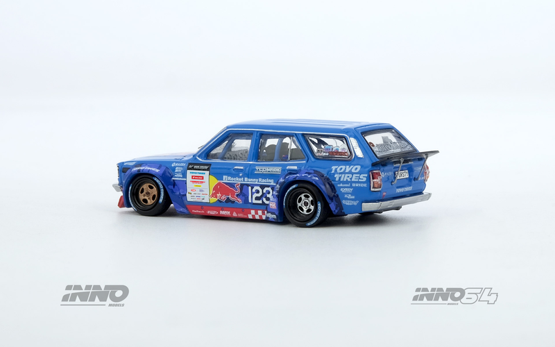 *PREORDER* INNO64 1:64 Mazda RX-3 Station Wagon MAD MIKE D1GP Series 2024