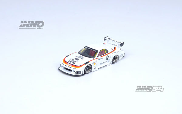 INNO64 1:64 Mazda RX7 (FD3S) LB-SUPER SILHOUETTE in White