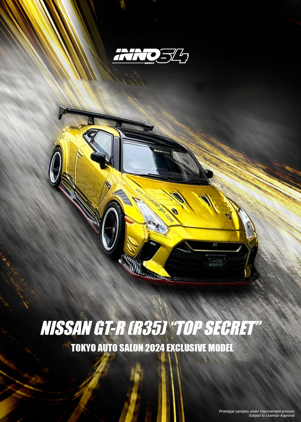 INNO64 1:64 Nissan GT-R (R35) "TOP SECRET" Tokyo Auto Salon 2024 Special Edition