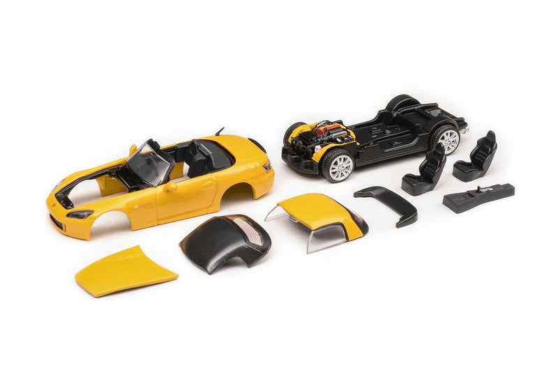 *PREORDER* MotorHelix 1:64 Honda S2000 (AP2) in Indy Yellow Pearl