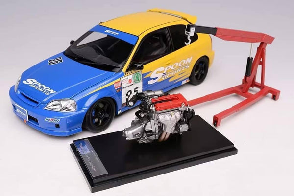 MotorHelix 1:18 Honda Civic Type-R (EK9) Spoon Sports Version