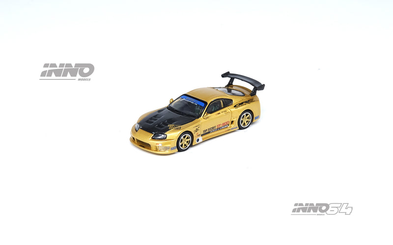 *PREORDER* INNO64 1:64  Toyota Supra (A80) TOP SECRET GT300 by "Smokey" Nagata in Gold