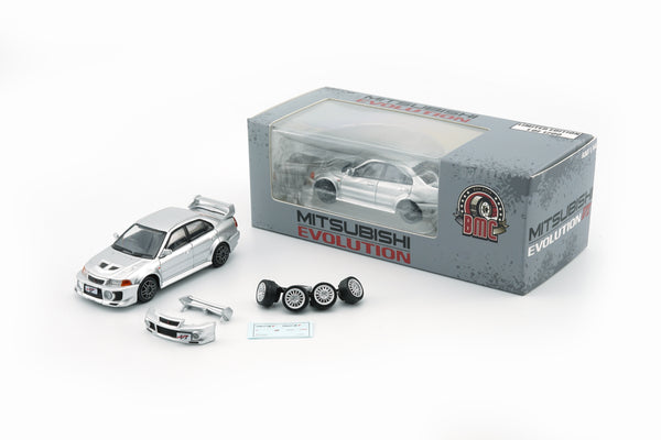 BM Creations 1:64 Mitsubishi Lancer EVO V / VI (RHD) in Silver