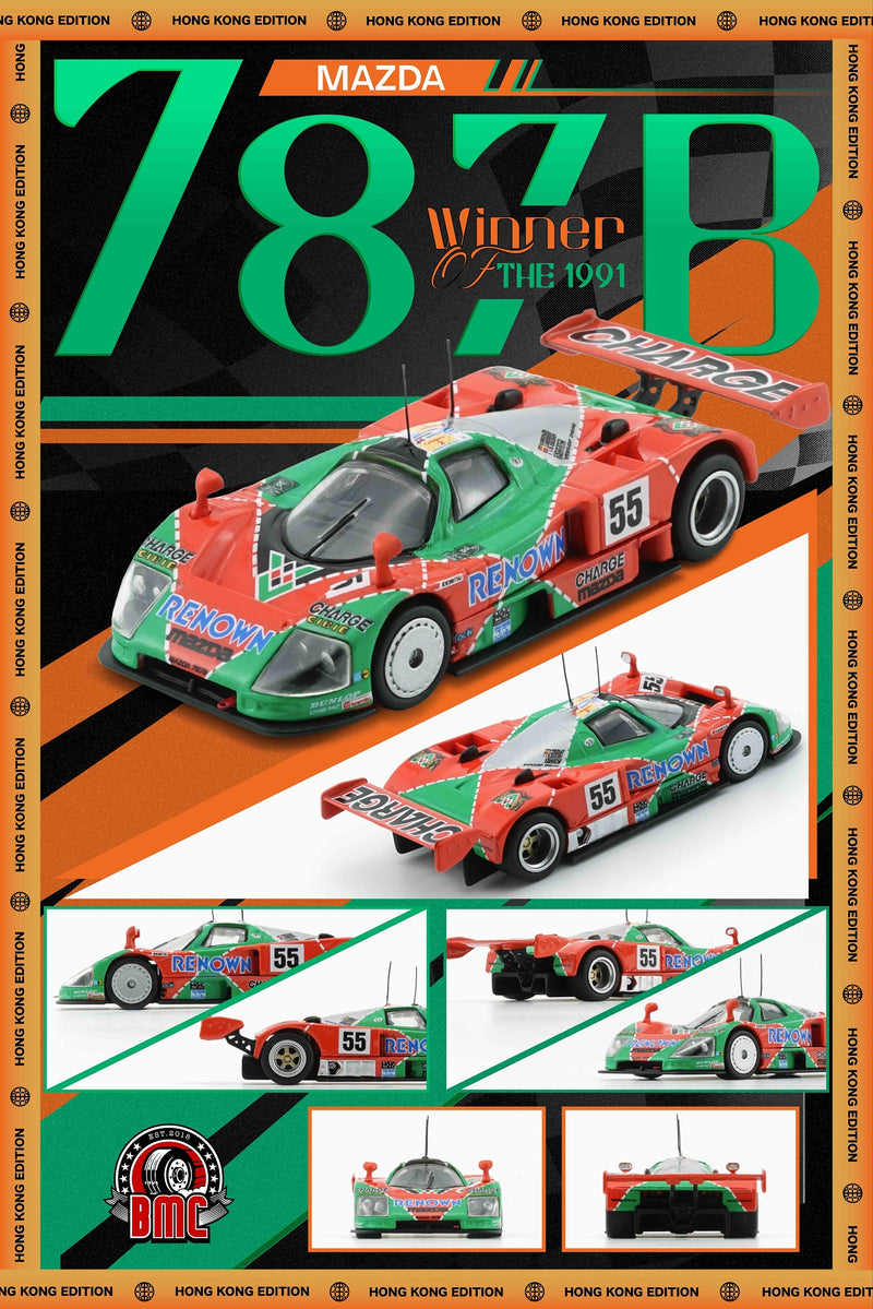 BM Creations 1:64 Mazda 787B RENOWN