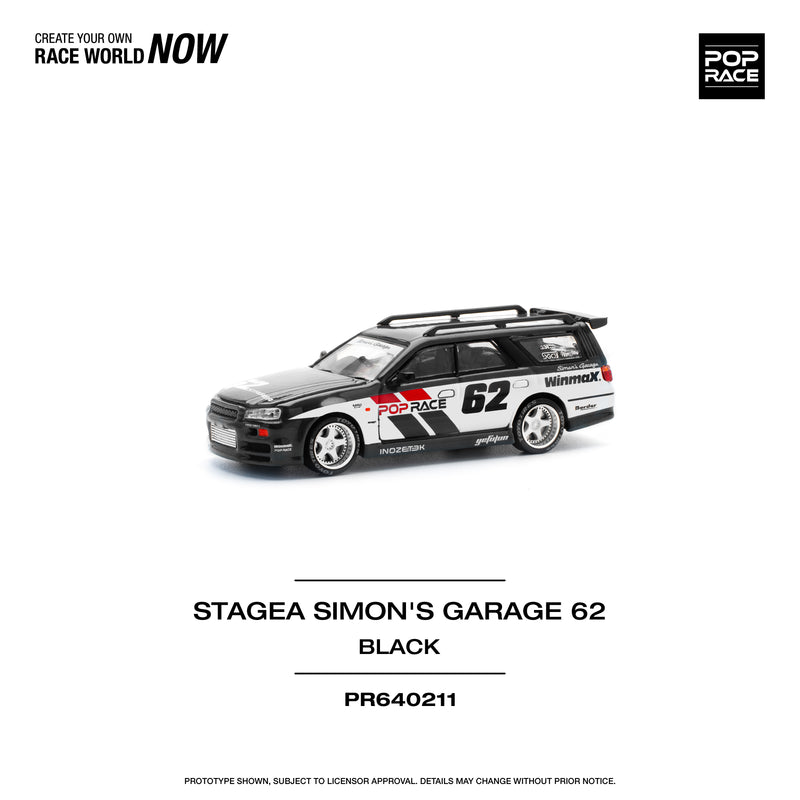 *PREORDER* Pop Race 1:64 Nissan Stagea SIMON'S GARAGE