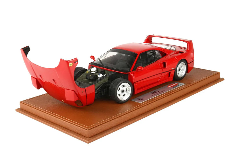 BBR Models 1:18 Ferrari F40 Gianni Agnelli Personal Car in Rossa Corsa