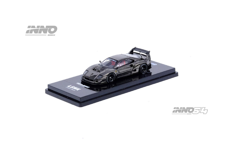 *PREORDER* INNO64 1:64 Ferrari F40 Liberty Walk in Chrome Black