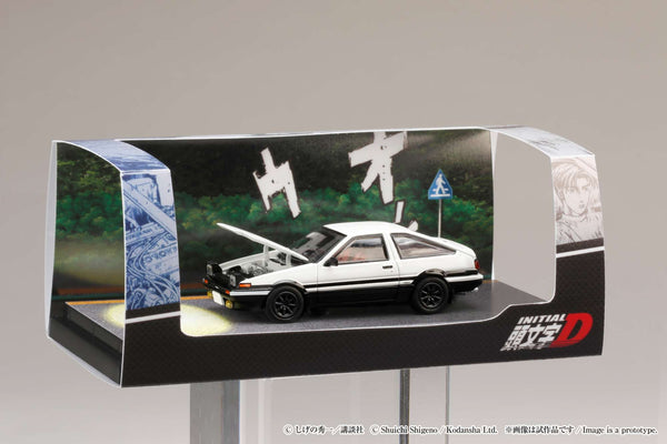 Hobby Japan 1:64 Toyota Sprinter Trueno GT Apex (AE86) Initial D VS Kyoichi Sudo