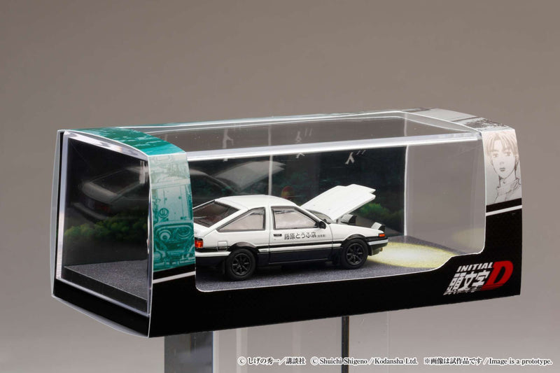 Hobby Japan 1:64 Toyota Sprinter Trueno GT Apex (AE86) Initial D with Wataru Akiyama