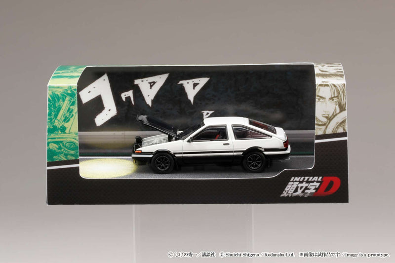 *PREORDER* Hobby Japan 1:64 Toyota Sprinter Trueno GT Apex (AE86) Initial D VS Tomoyuki Tachi