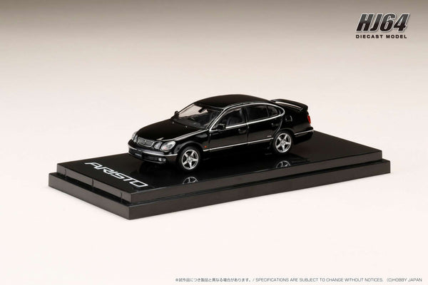 Hobby Japan 1:64 Toyota Aristo (V300) Vertex Edition Early Version in Black