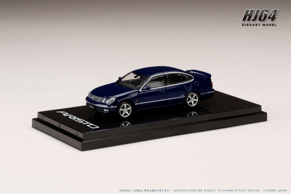 Hobby Japan 1:64 Toyota Aristo (V300) Vertex Edition Early Version in Dark Blue Mica