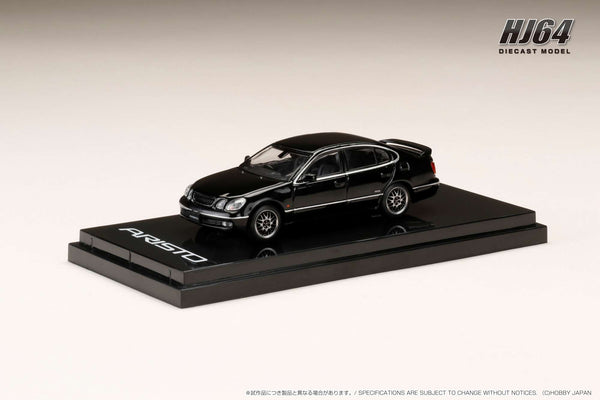 Hobby Japan 1:64 Toyota Aristo (V300) Vertex Edition Early Custom Version in Black