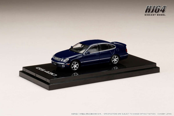 Hobby Japan 1:64 Lexus GS430 (US Spec LHD) in Blue Pearl