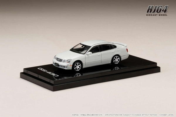 *PREORDER* Hobby Japan 1:64 Lexus GS430 (US Spec LHD) in White Pearl