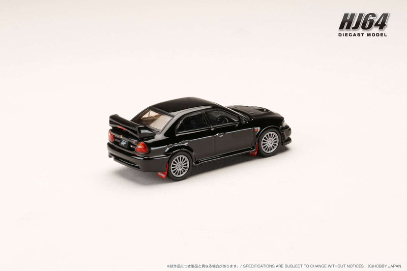 *PREORDER* Hobby Japan 1:64 Mitsubishi Lancer GSR EVO VI 1999 with Mud Flap in Pyreness Black