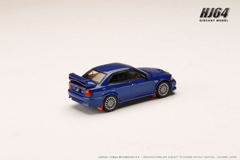 *PREORDER* Hobby Japan 1:64 Mitsubishi Lancer GSR EVO VI 1999 with Mud Flap in Ijssel Blue