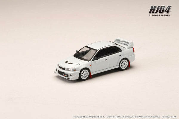 *PREORDER* Hobby Japan 1:64 Mitsubishi Lancer GSR EVO 6 (T.M.E.) Monte Carlo Edition in Scortia White