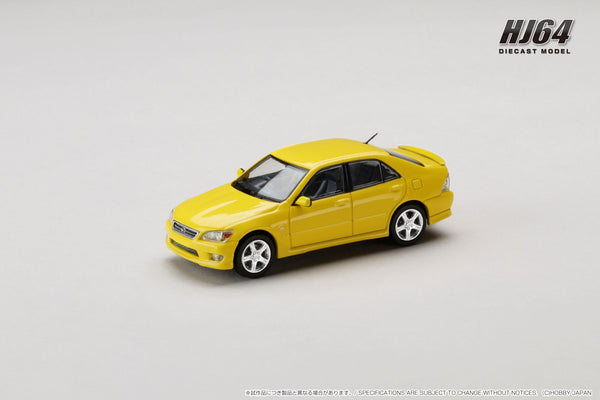 *PREORDER* Hobby Japan 1:64 Toyota ALTEZZA RS200 (E10) 1999 in Yellow