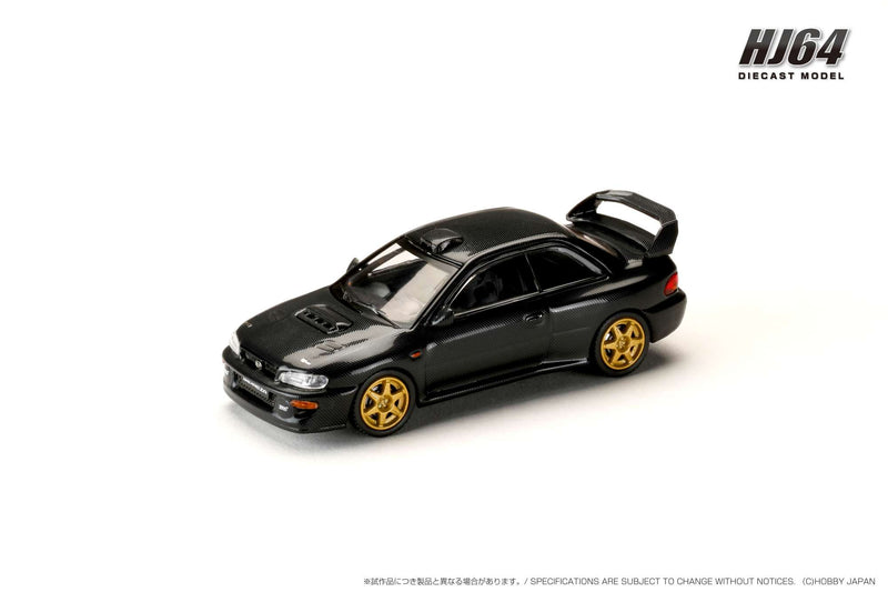 *PREORDER* Hobby Japan 1:64 Subaru Impreza 22B STi Version (GC8) Rally Base Car in Carbon Black