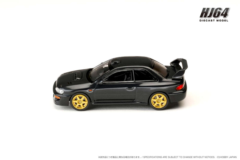 *PREORDER* Hobby Japan 1:64 Subaru Impreza 22B STi Version (GC8) Rally Base Car in Carbon Black