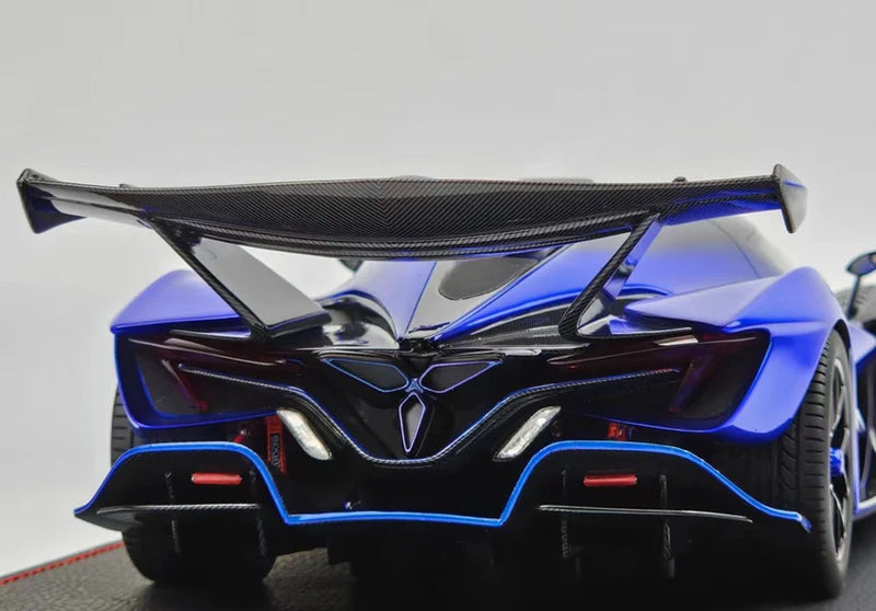 Peako Model 1:18 Apollo Automobil Apollo IE  Blue Dragon