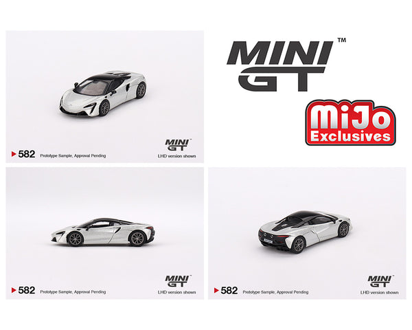 Mini GT 1:64 McLaren F1 – Magnesium Silver – Mijo Exclusives