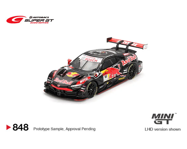 *PREORDER* MINI GT 1:64 Japan Exclusive Honda NSX-GT “Type S” GT500 #16 “Red Bull MOTUL MUGEN NSX-GT” TEAM Red Bull MUGEN 2022 SUPER GT Series