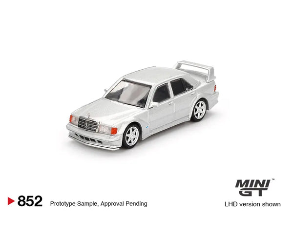 *PREORDER* MINIGT 1:64 Mercedes-Benz 190E 2.5-16 Evolution II in Astral Silver