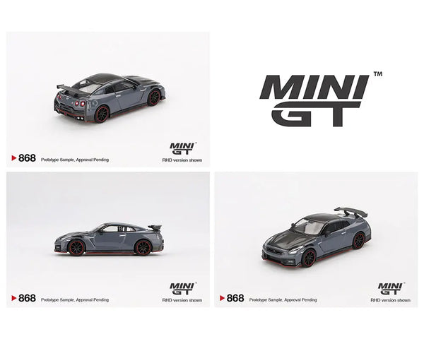 *PREORDER* MINI GT 1:64 Nissan GT-R Nismo 2024 NISMO in Stealth Gray