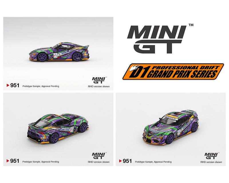 *PREORDER* MINI GT 1:64 Toyota GR Supra KUHL 2021 D1GP EVANGELION RACING 2021 Japan Exclusive