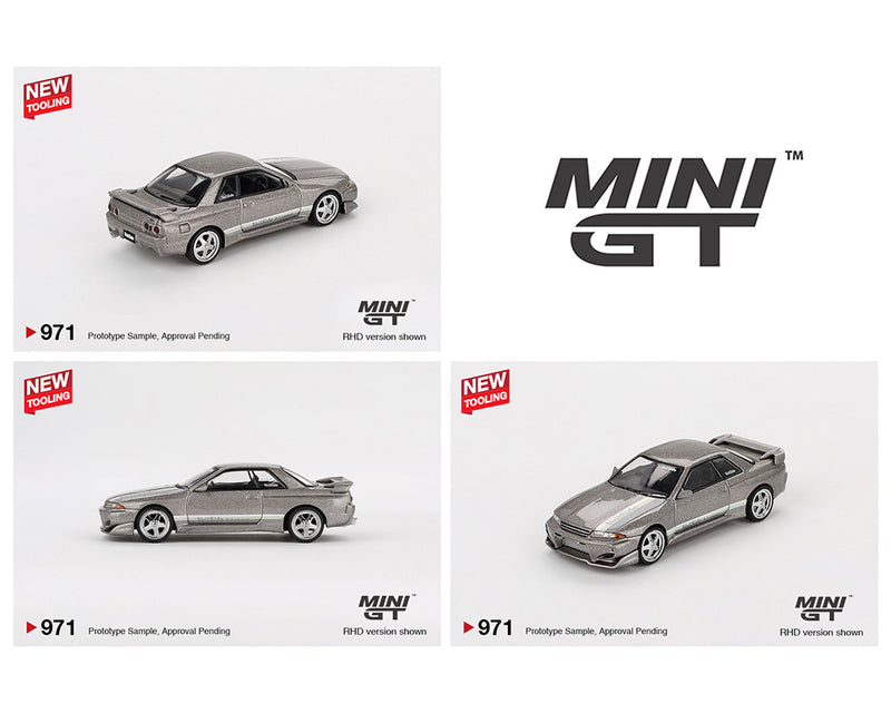 *PREORDER* MINI GT 1:64 Nissan Skyline GT-R (R32) Combat C-I Veilside in Combat Grey