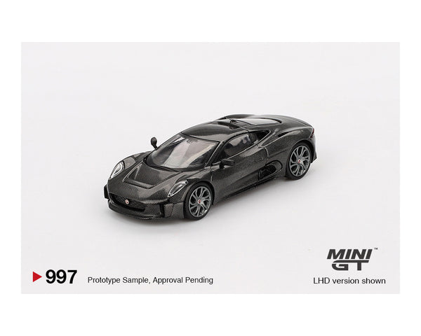 *PREORDER* MINIGT 1:64 Mini GT 1:64 Jaguar C-X75 Test Car in Black