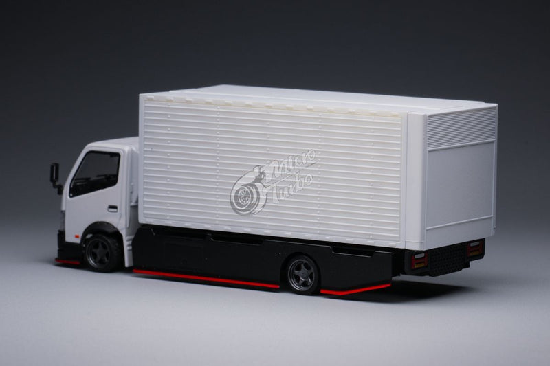 Micro Turbo Models 1:64 Custom Wing Truck in White