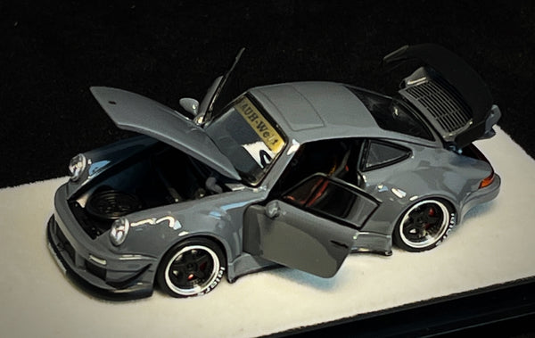 *PREORDER* PGM 1:64 Porsche 930 RWB in Cement Gray Regular Version