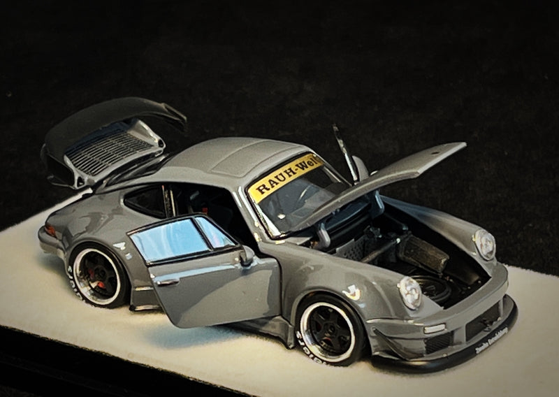 *PREORDER* PGM 1:64 Porsche 930 RWB in Cement Gray Regular Version