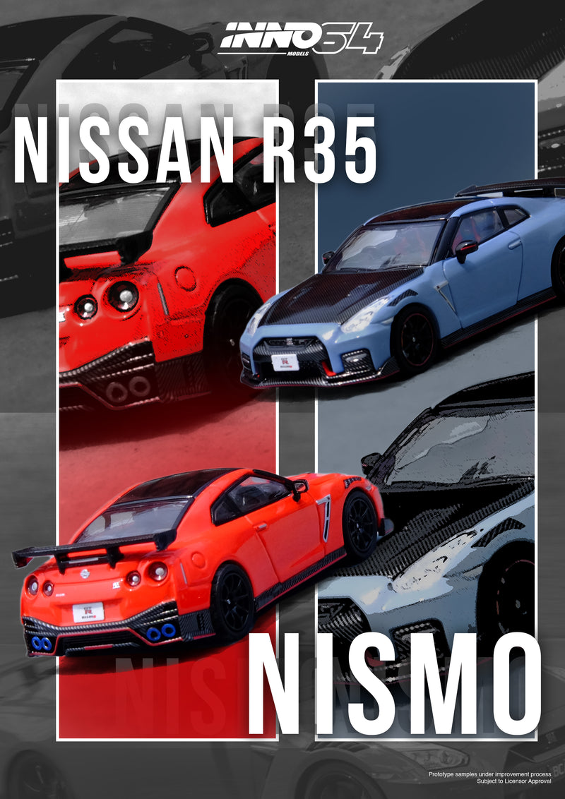 *PREORDER* INNO64 1:64 Nissan GT-R (R35) NISMO in Red