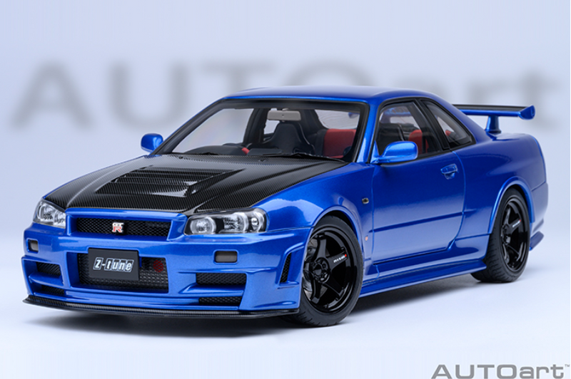Kaido GT Nissan Skyline R34 GT-R, bayside blue