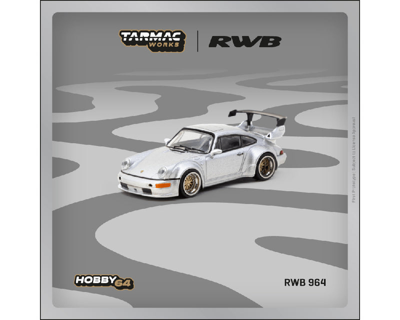 *PREORDER* Tarmac Works 1:64 RWB 964 in Silver