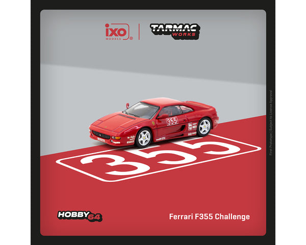 *PREORDER* Tarmac Works 1:64 Ferrari F355 Challenge Presentation in Red